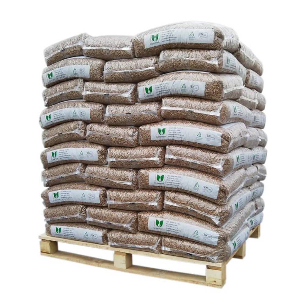 Pellet di legno Coterram – Bancale da 70 sacchi da 15 kg